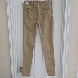 American Eagle Outfitters Tan Skinny Jeans